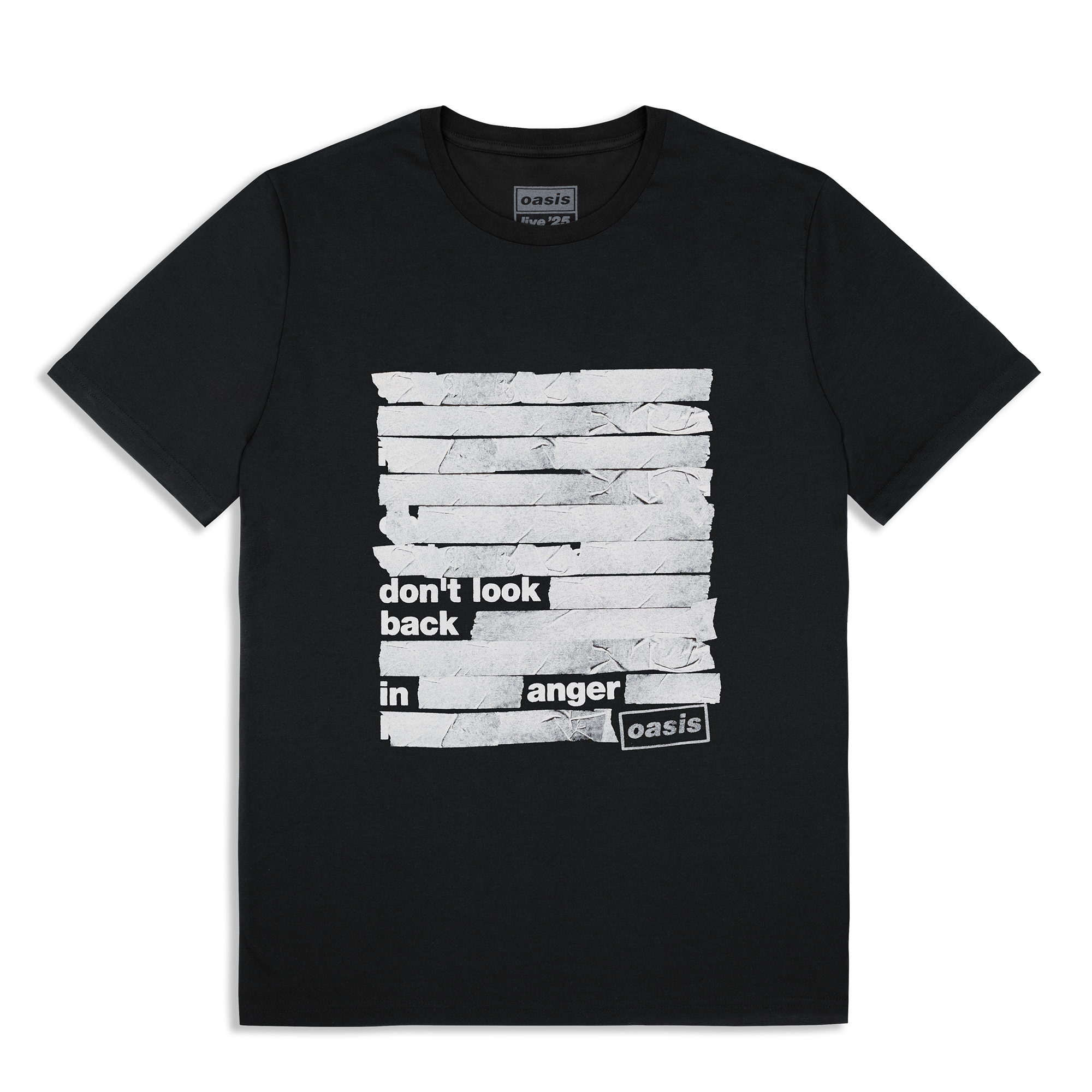 ミュージシャン Don't Look Back In Anger Tape T-shirt S Oasis - Don't Look Back in Anger - Retro Cassette - Classic T