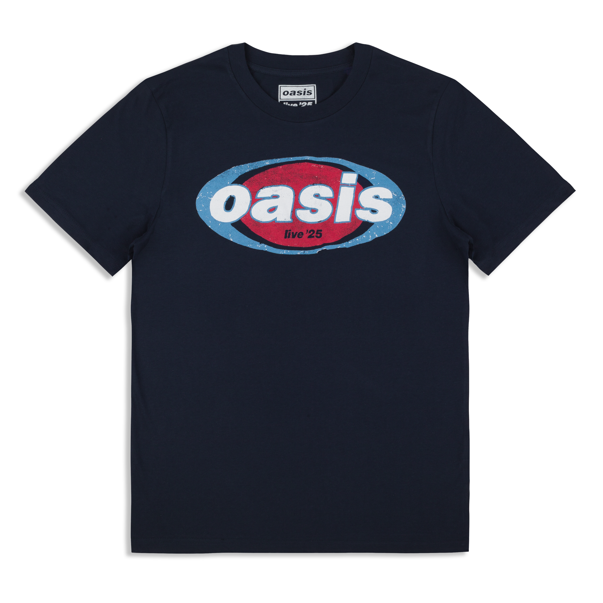 Oasis live'25 Tシャツ （Logo Navy ） Elliptical Logo T Navy – Oasis