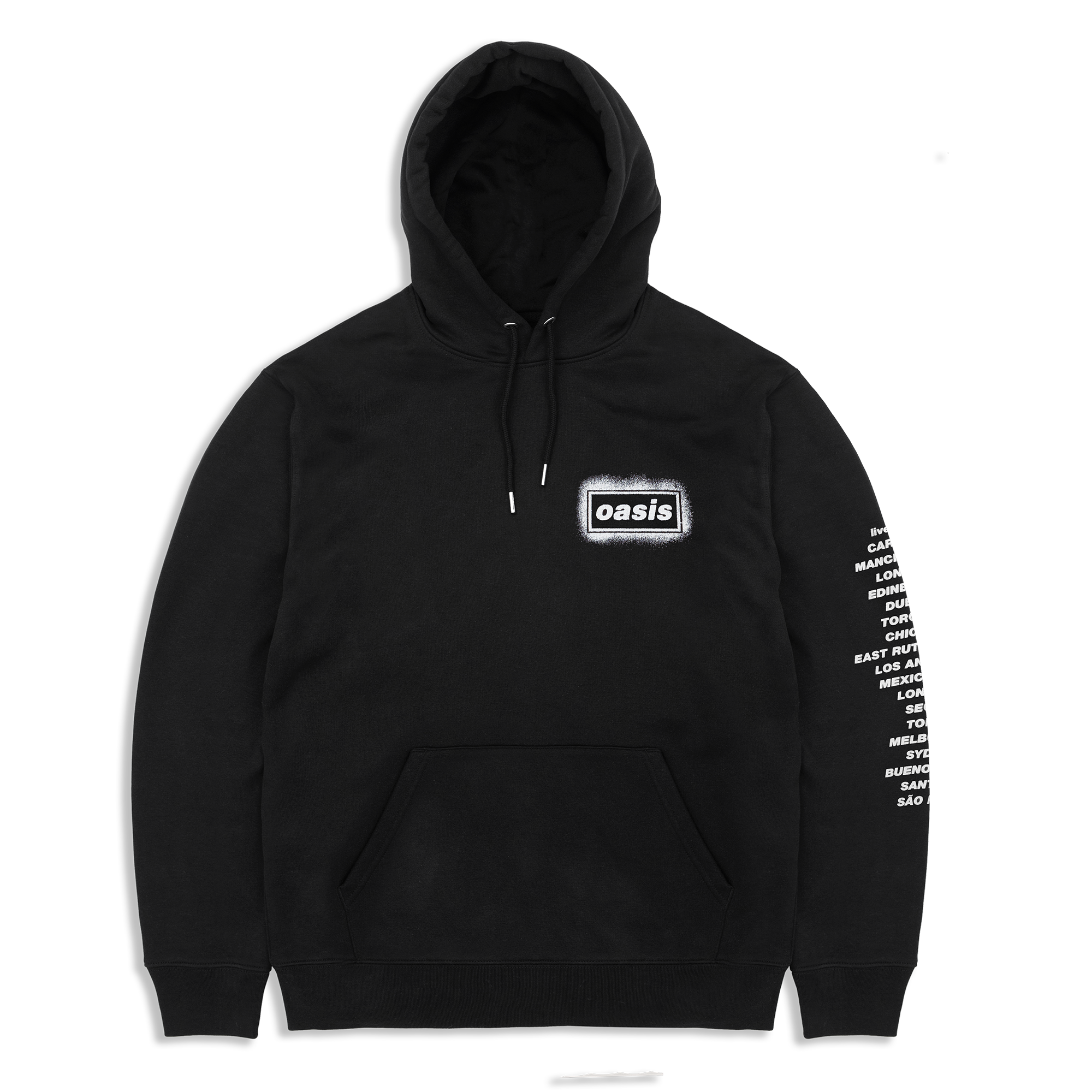 Spray Live 25 World Tour Hoodie Black – Oasis