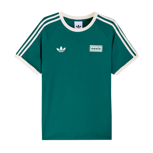 Live '25 adidas 3 Stripes T-Shirt Collegiate Green/Cream White