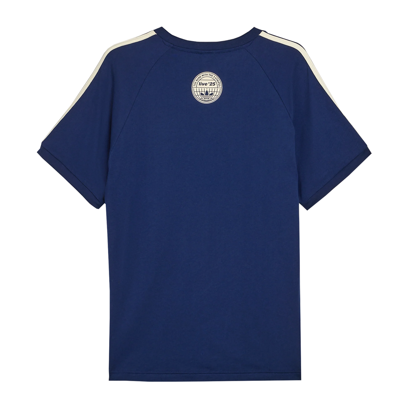 Live '25 adidas 3 Stripes T-Shirt Night Indigo/Cream White