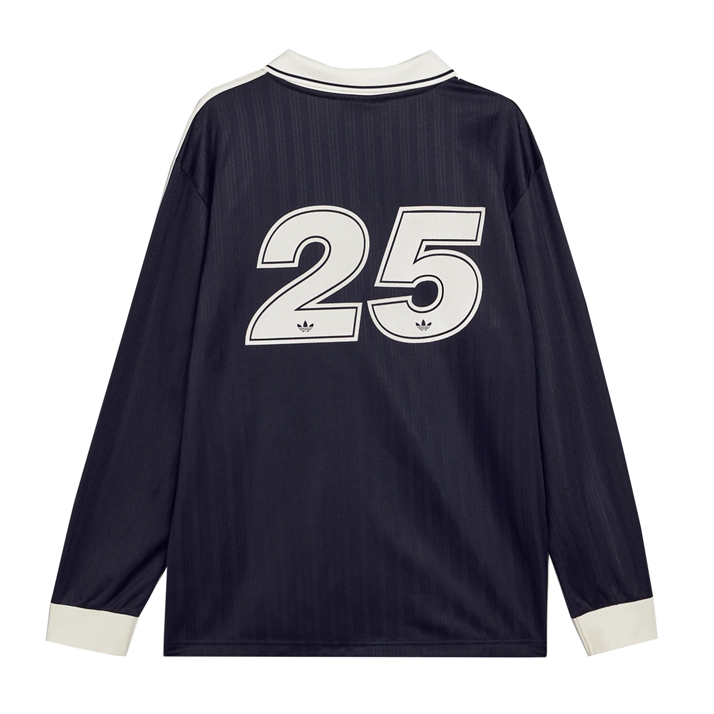 Live '25 adidas Long Sleeve Football Shirt Black/Cream White