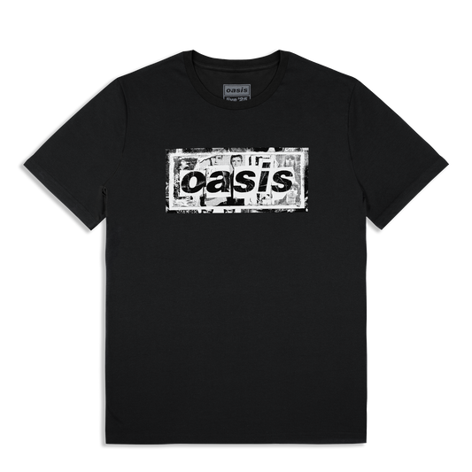 Collage Live 25 World Tour T Black