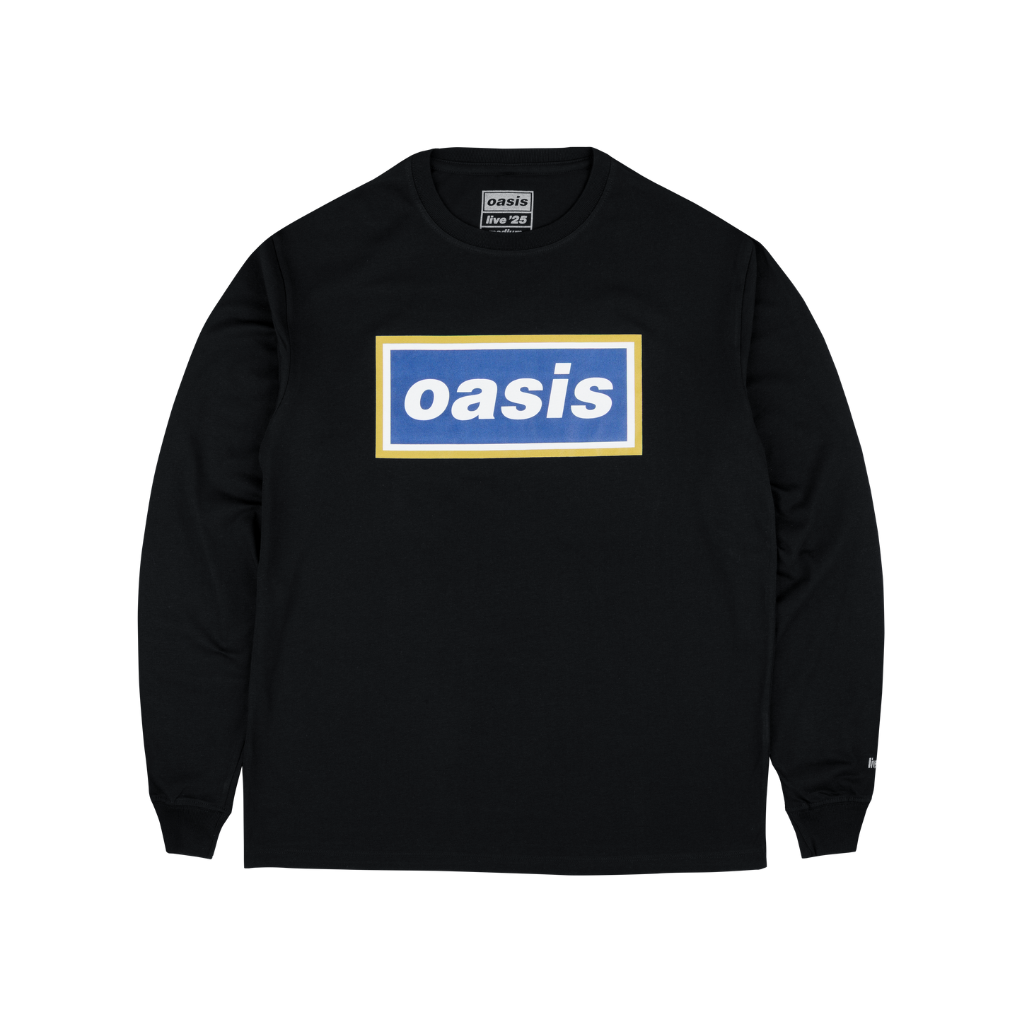 Decca Navy Gold Logo Long Sleeve Black