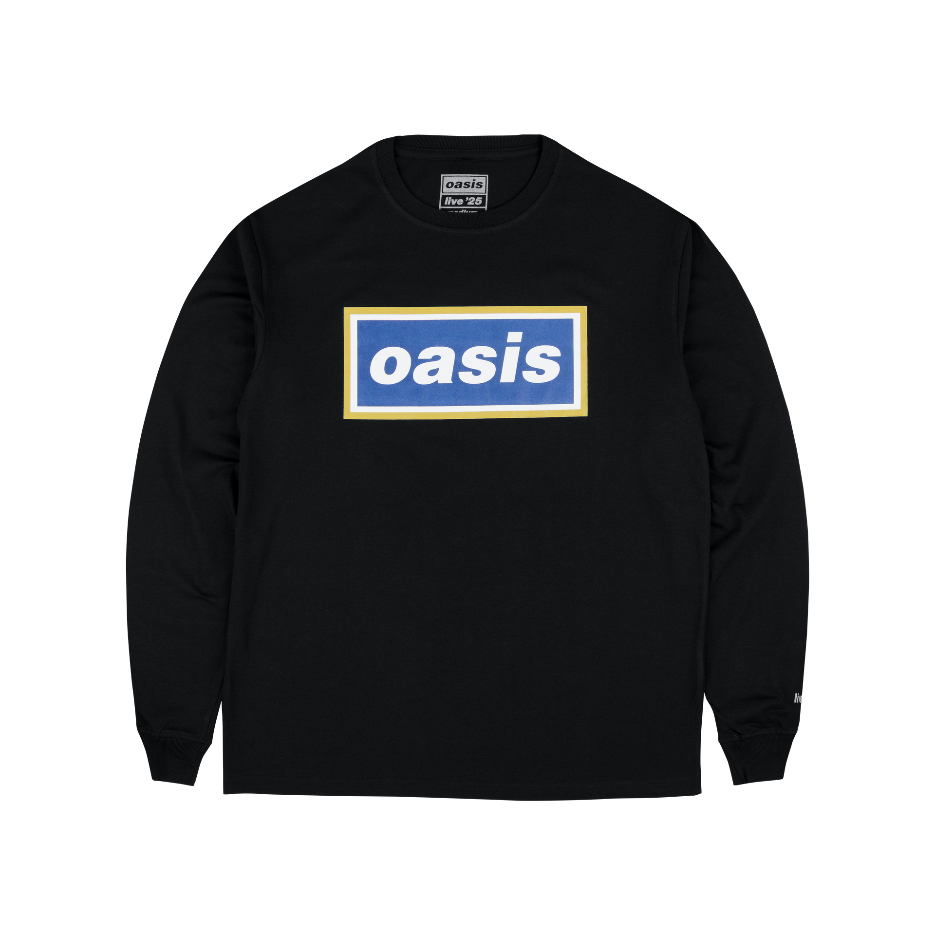 Decca Navy Gold Logo Long Sleeve Black – Oasis
