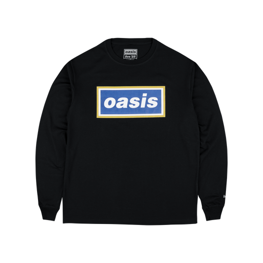 Decca Navy Gold Logo Long Sleeve Black