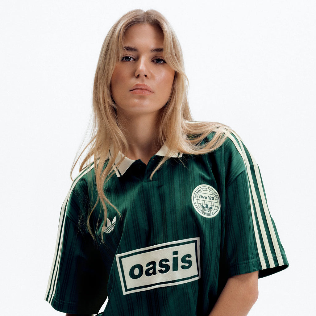 Live '25 adidas Football Shirt Collegiate Green/Cream White – Oasis Live '25 adidas Football Shirt Collegiate Green/Cream White – Oasis