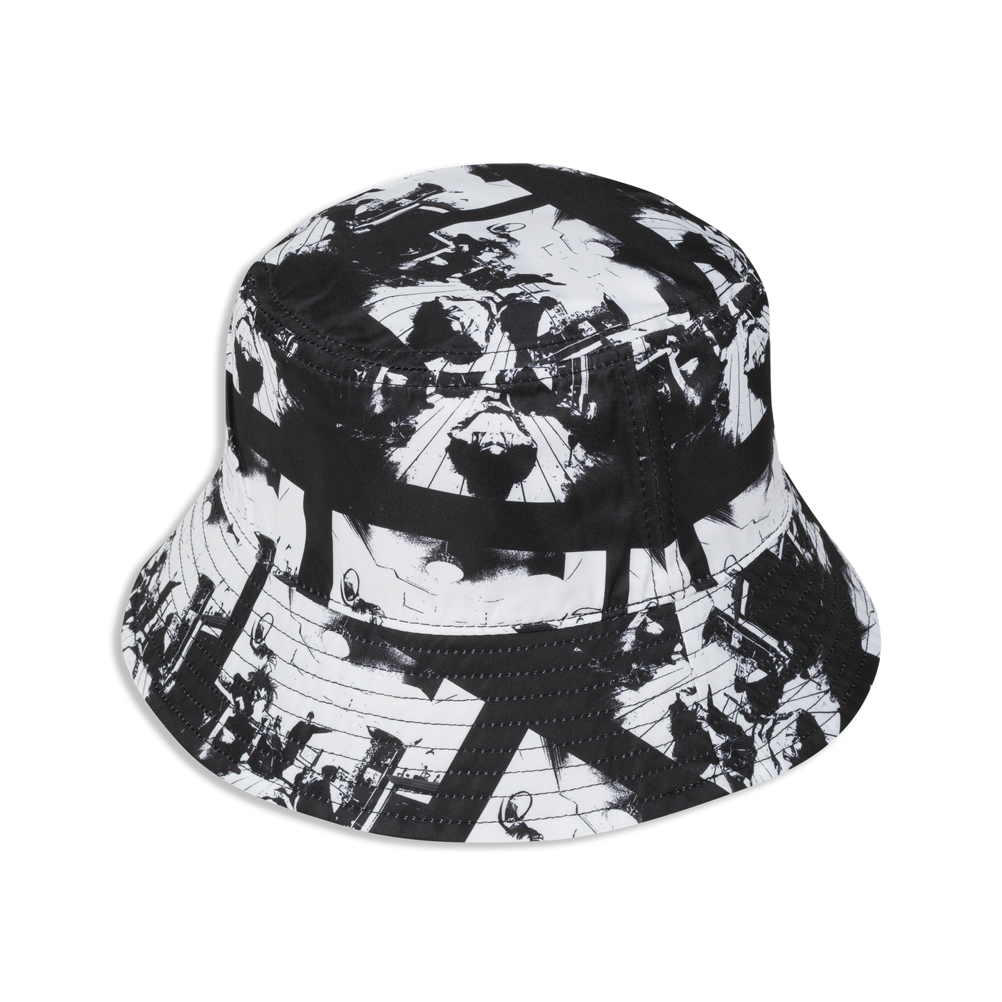 Decca Logo Reversible Definitely Maybe Bucket Hat Black/White
