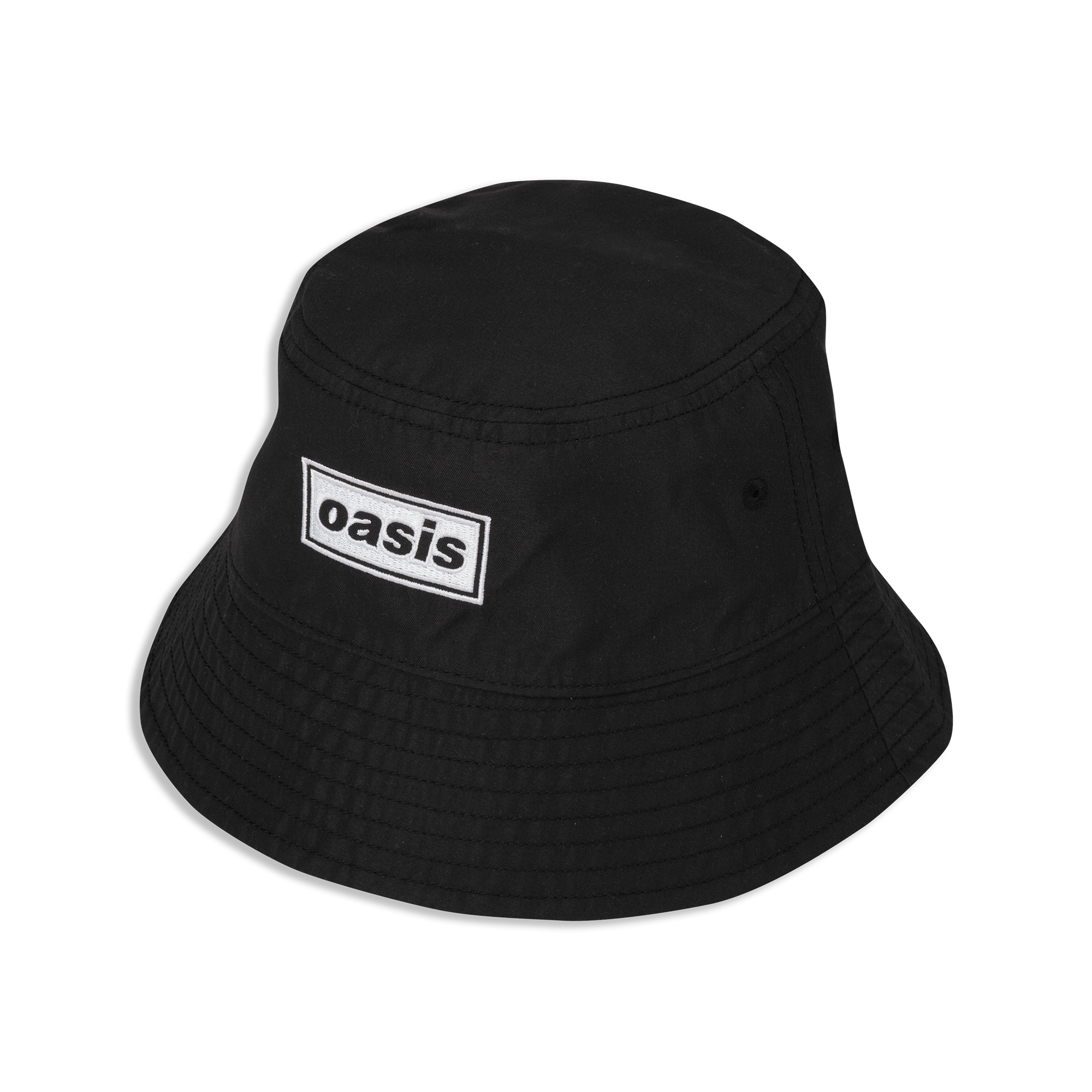 Decca Logo Reversible Definitely Maybe Bucket Hat Black/White – Oasis