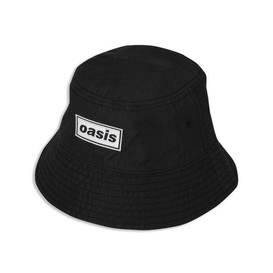 Decca Logo Reversible Definitely Maybe Bucket Hat Black/White