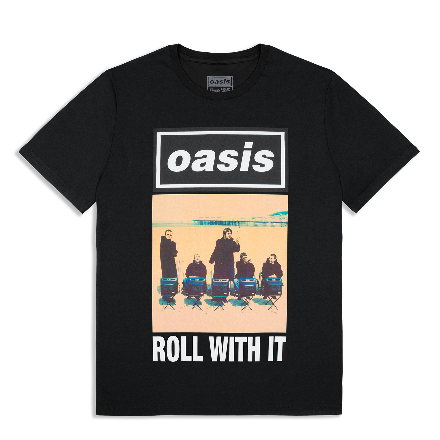 Roll With It Single Cover T-shirt Black