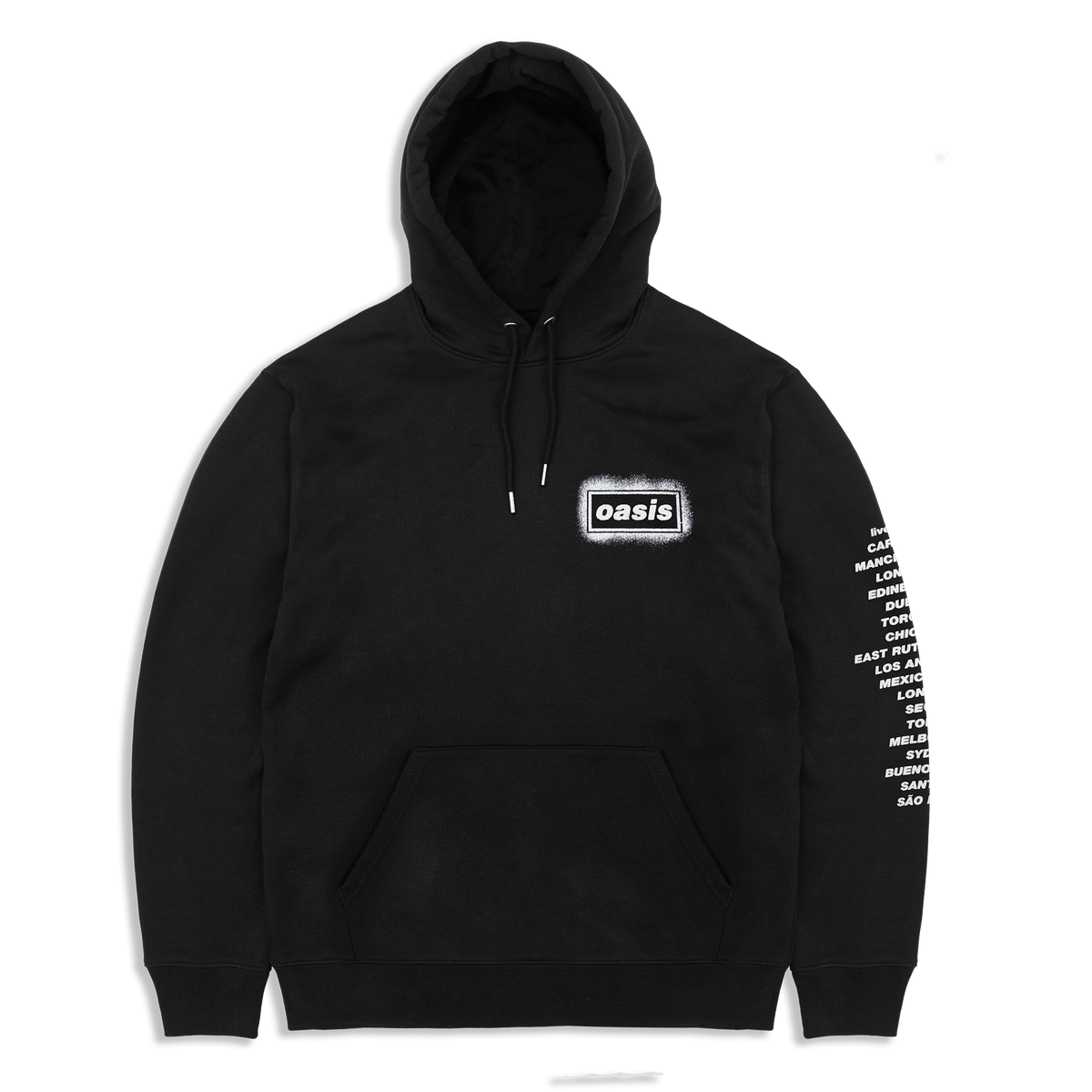 日本未発売　新品　Oasis Live '25 公式パーカー Spray Live 25 World Tour Hoodie Black – Oasis