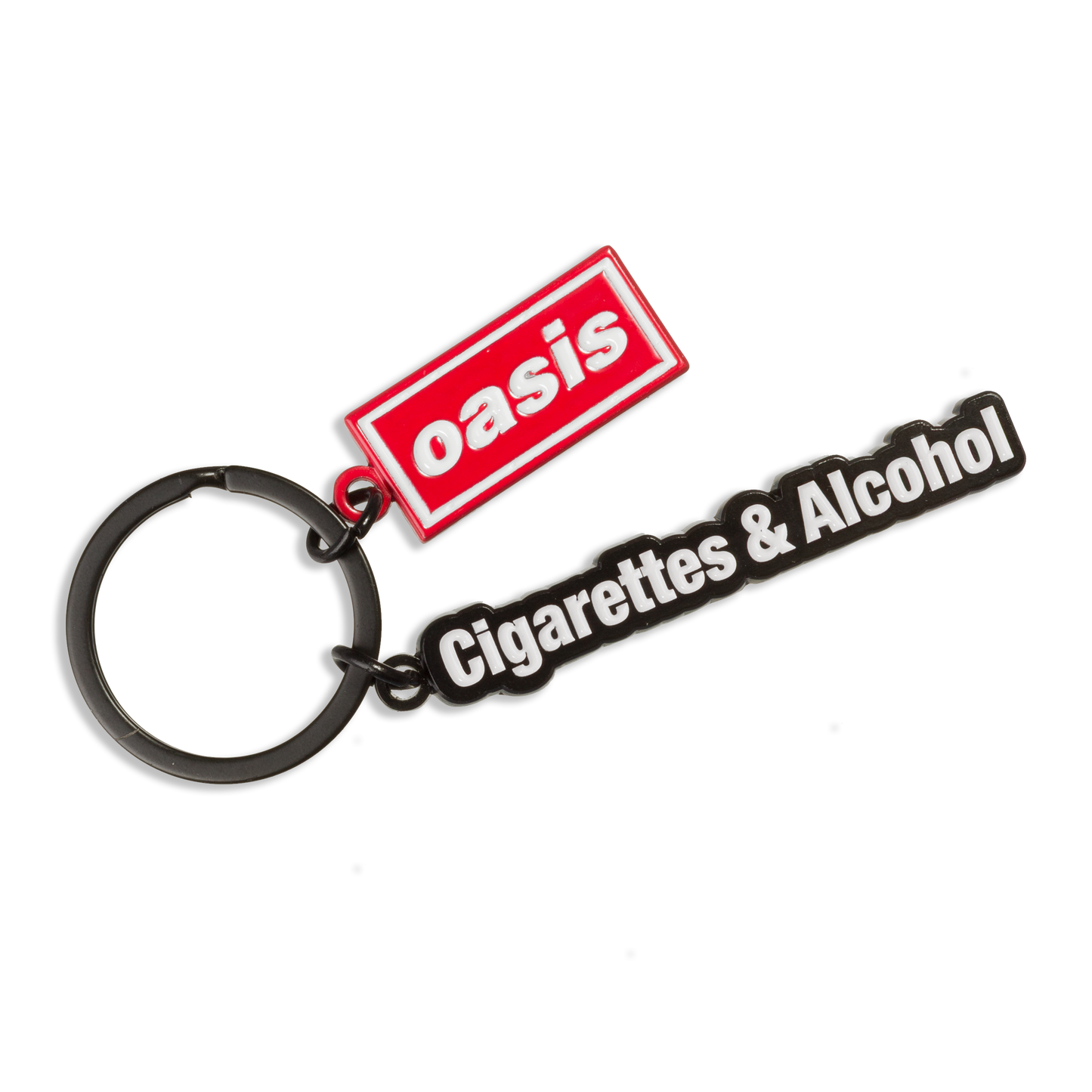 Cigarettes & Alcohol Decca Logo Enamel Keyring