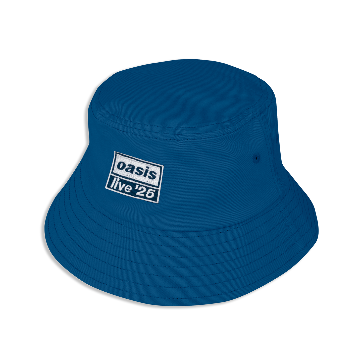 Live 25 Embroidered Logo Bucket Hat Navy