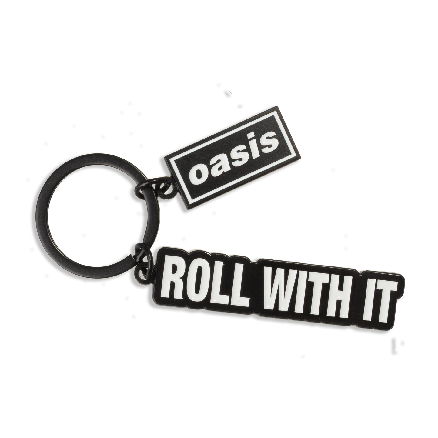 Roll With It Decca Logo Enamel Keyring