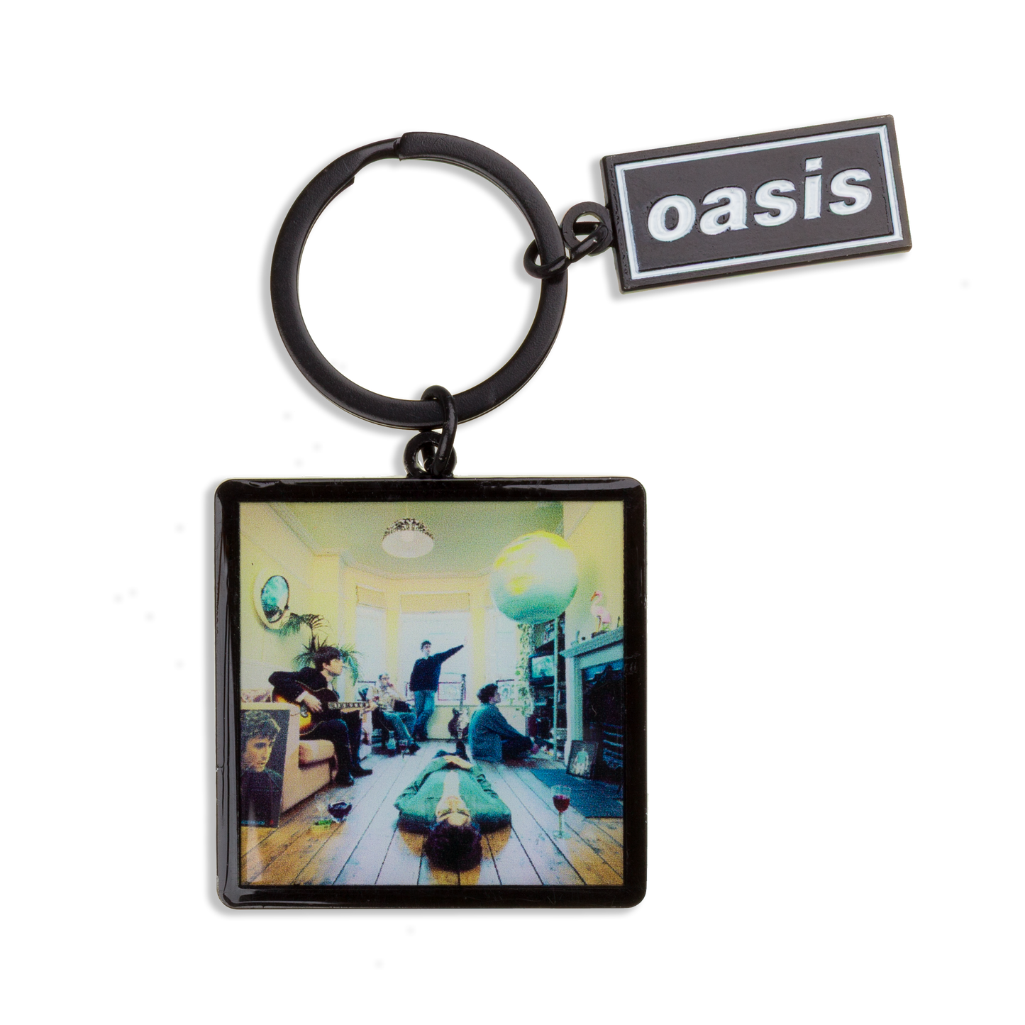 Definitely Maybe Album Decca Logo Keyring