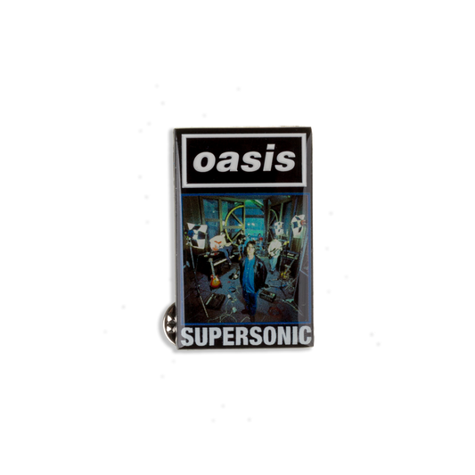Supersonic Single Cover Epoxy Pin Badge